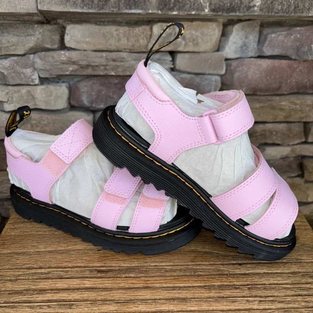 Girl's Sandals Dr. Martens The Klaire Sandal Size 1 Pink New!
